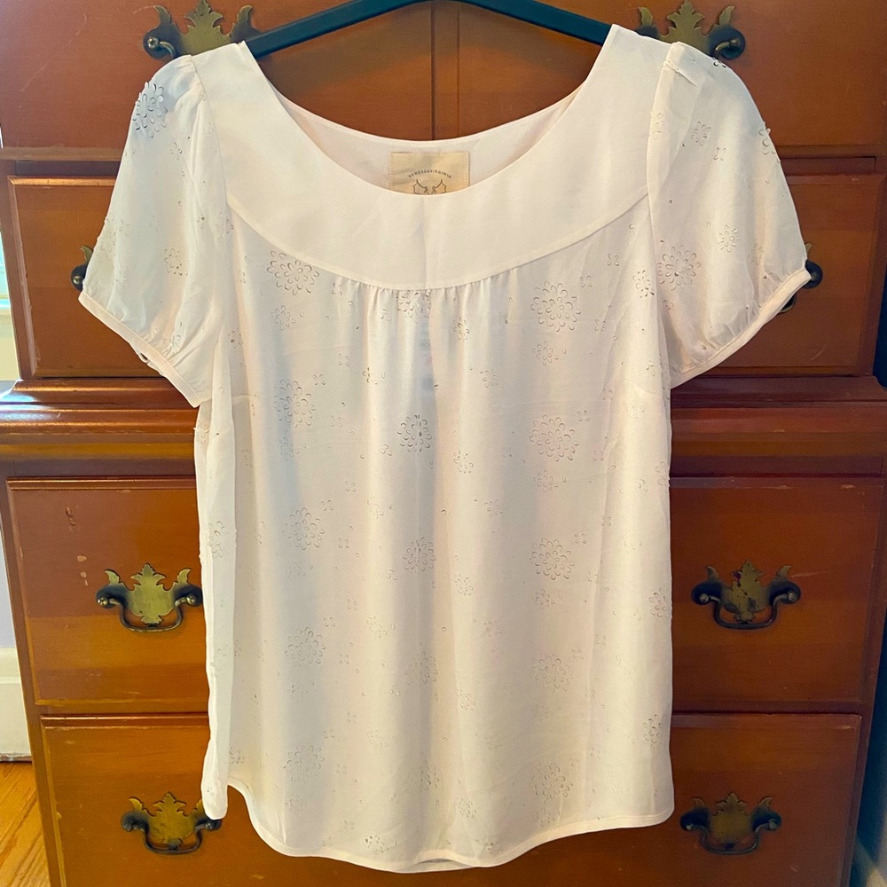 Anthropologie Vanessa Virginia Cutout Blouse